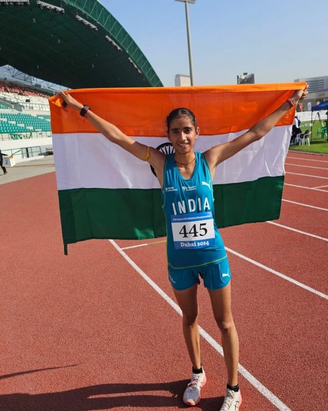 Aarti won bronze medal in the women's 10,000m race walk event at Asian U20 Athletics Championship in Dubai. She clocked 47:45.33 to better world U20 qualification time of 49 minutes.

#indianathletics #athletics