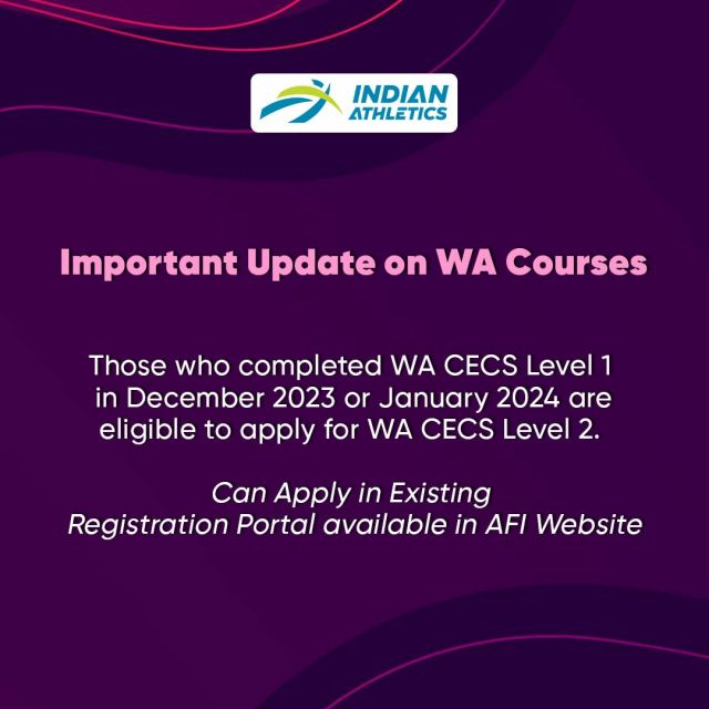 #indianathletics #athletics #wa  #worldathletics #course