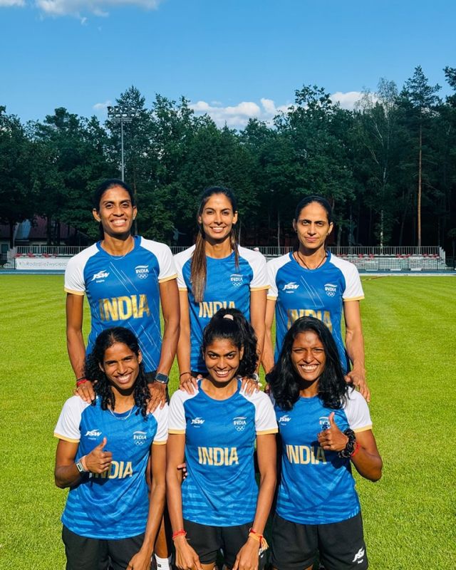 Members of the national 400m team, including 4x400m relay after  a hard day's work support a warm smile. The athletes are in training in Spala, Poland in preparation for Paris Olympic Games starting July 26.

Page · 3.1M followers  Page · 200K followers 
#indianathletics #athletics #poland #olympics #olympics2024 #afi #teamindia #visionforgold