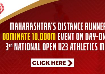 Maharashtra’s distance runners dominate 10,000m event on Day-One of 3rd National Open U23 Athletics Meet