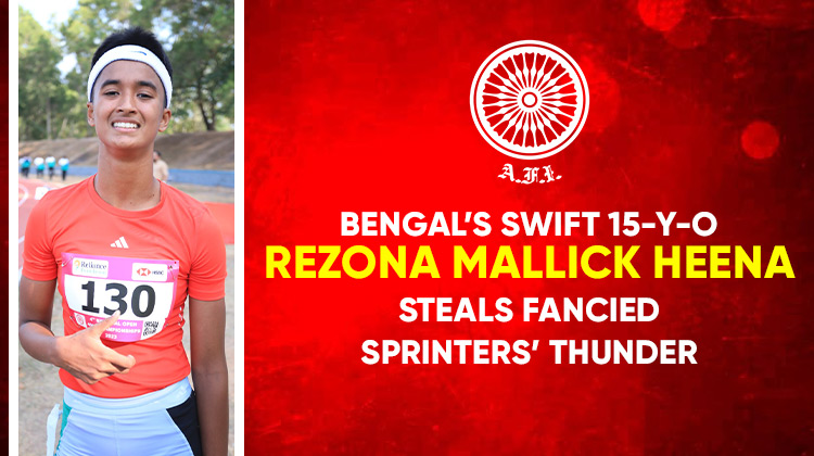 Bengal’s swift 15-y-o Rezona Mallick Heena steals fancied sprinters’ thunder