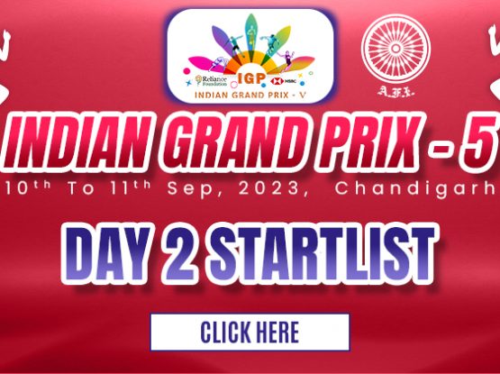 Start List - Indian Grand Prix-2 - 2022 « Athletics Federation of
