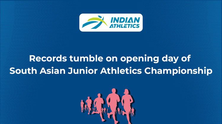 Records tumble on opening day of South Asian Junior Athletics Championship